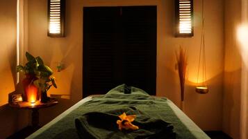 Tratamentos corporais, aromaterapia, massagens musculares profundas