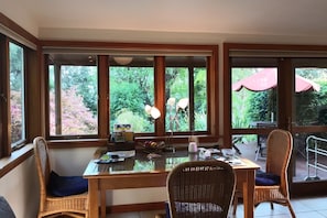 Comfort-Studio, Gartenblick | Wohnbereich