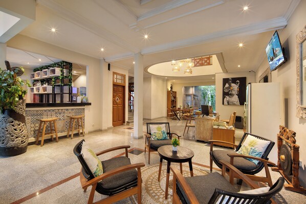 บริเวณนั่งเล่นที่ล็อบบี้