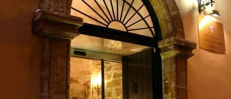 Front of property – evening/night