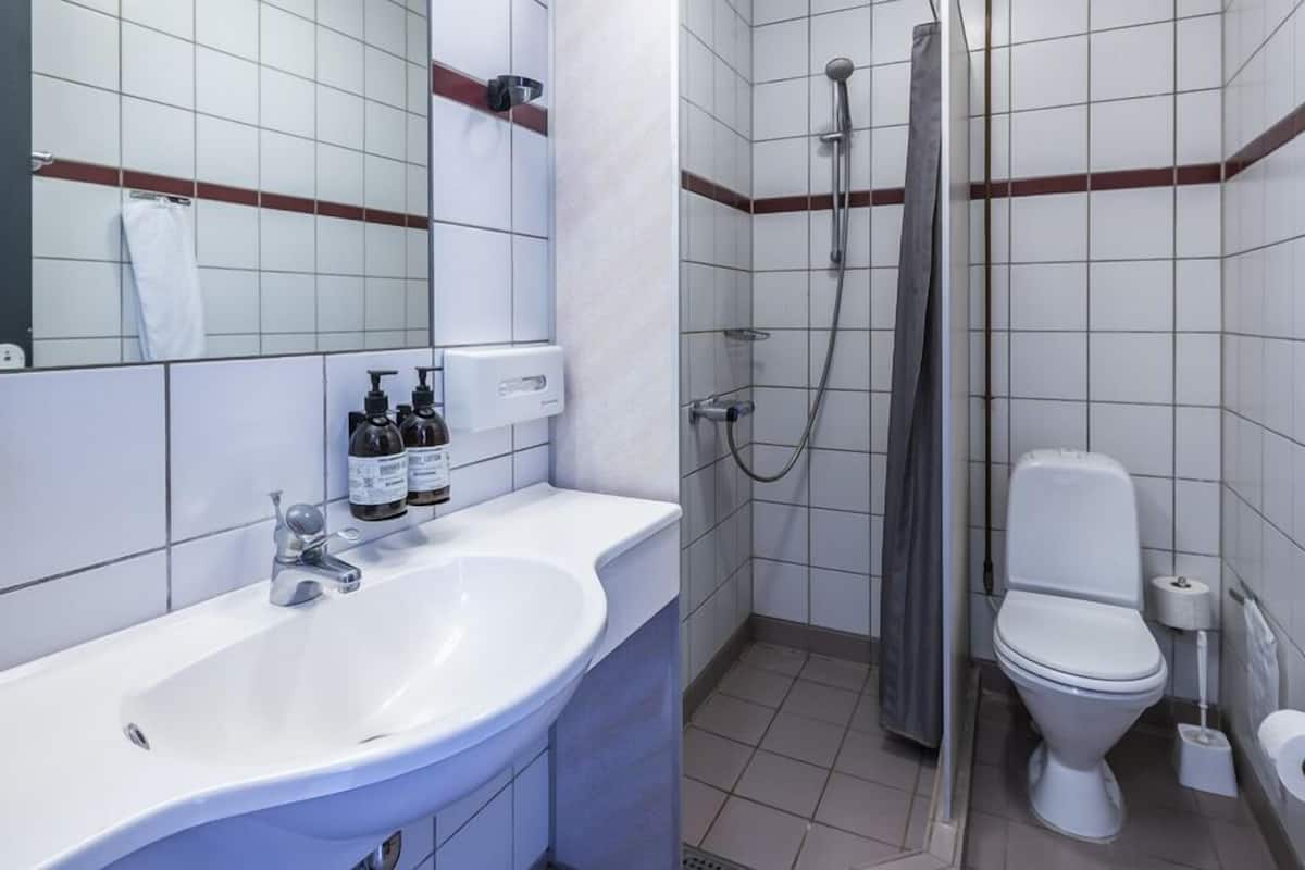 standard double pet friendly | bathroom | free toiletries, hair dryer, towels