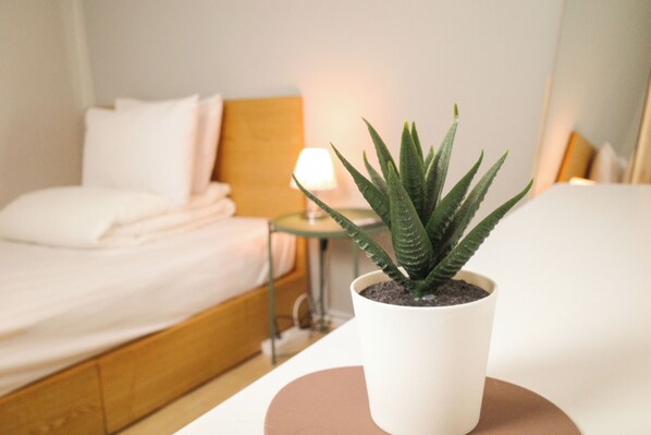 Wifi gratis y ropa de cama