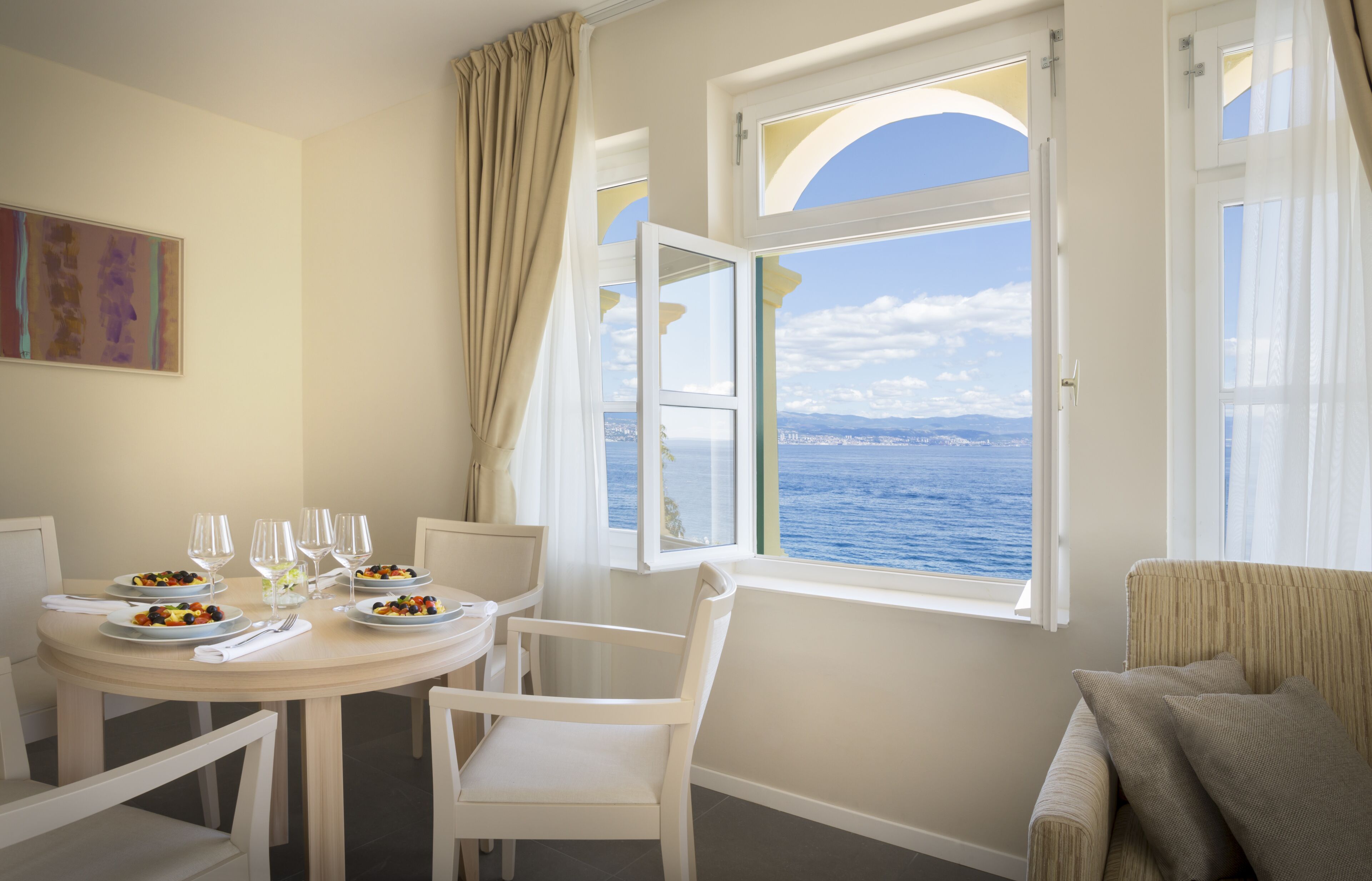 One-bedroom apartment, sea view (for 4 persons) | View from room