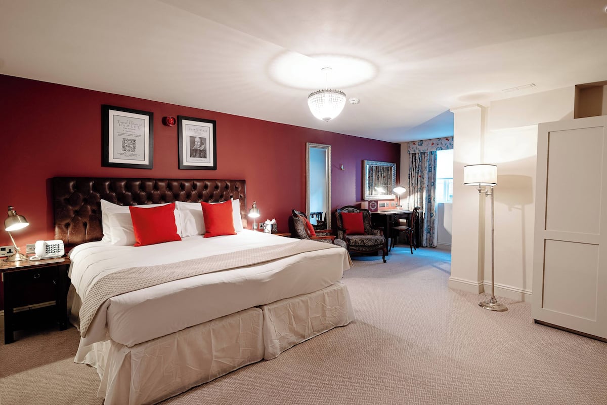 Habitación ejecutiva con 1 cama matrimonial o 2 individuales | Minibar, caja de seguridad en la habitación y escritorio