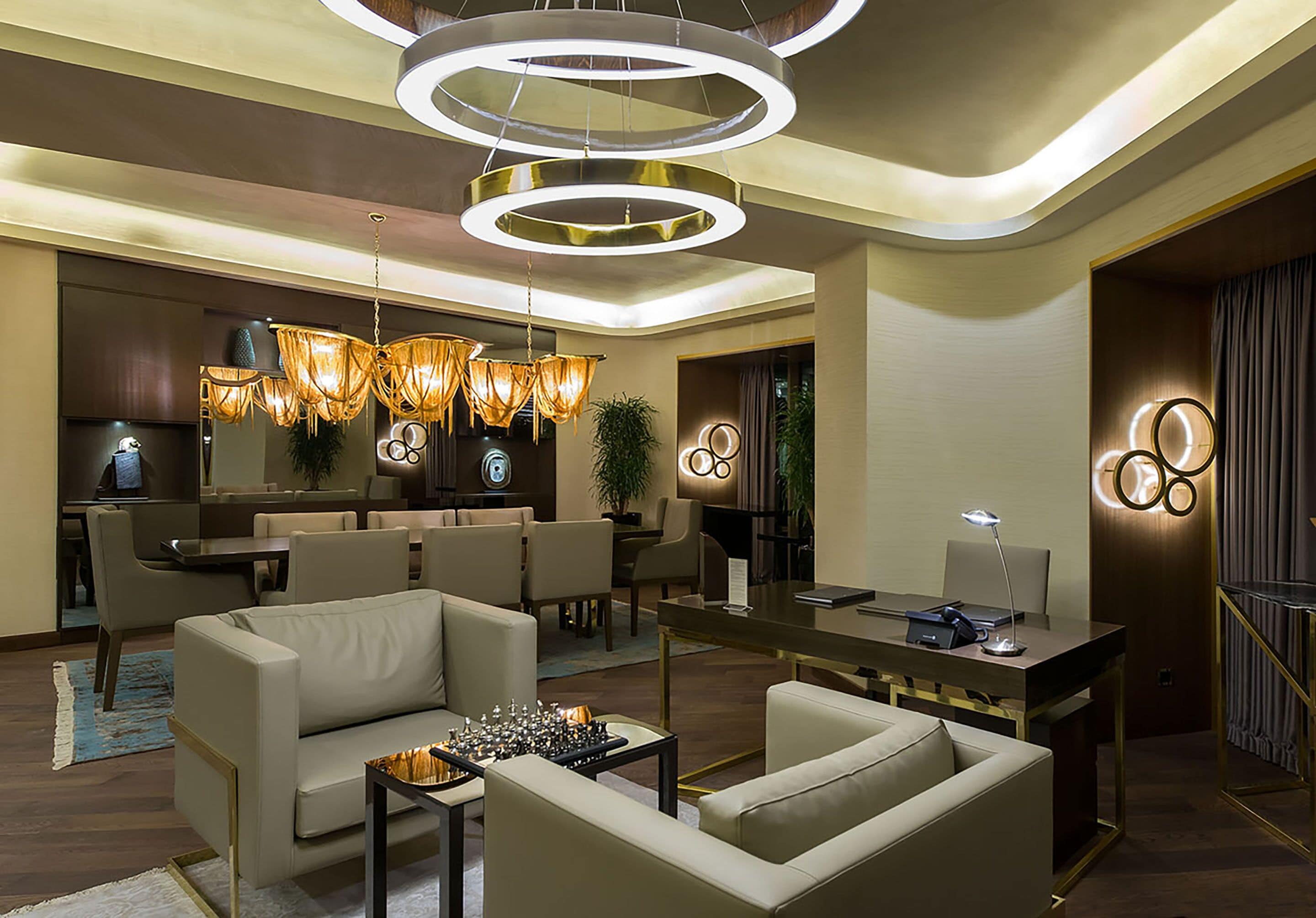 presidential suite | living area | 42-inch lcd tv with cable channels, tv