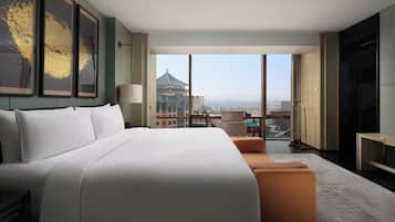 Premium bedding, minibar, in-room safe, laptop workspace