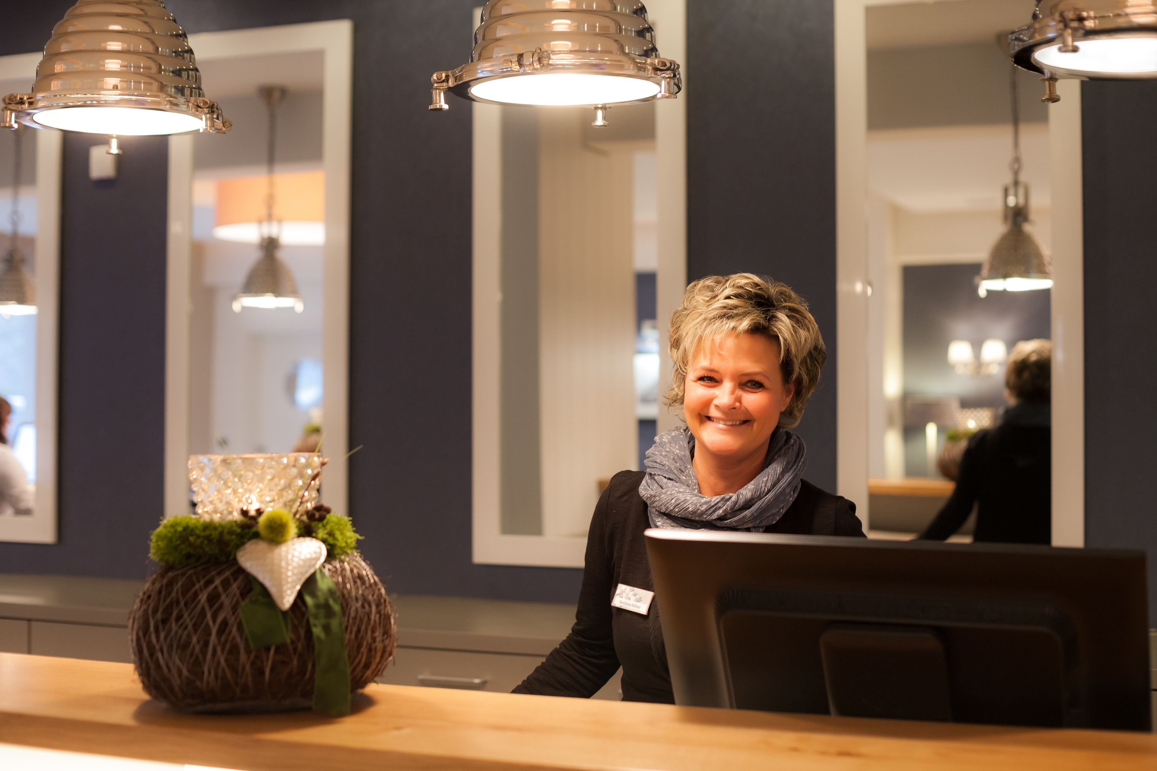 check-in/check-out kiosk