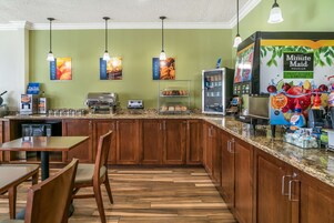 Free daily full breakfast