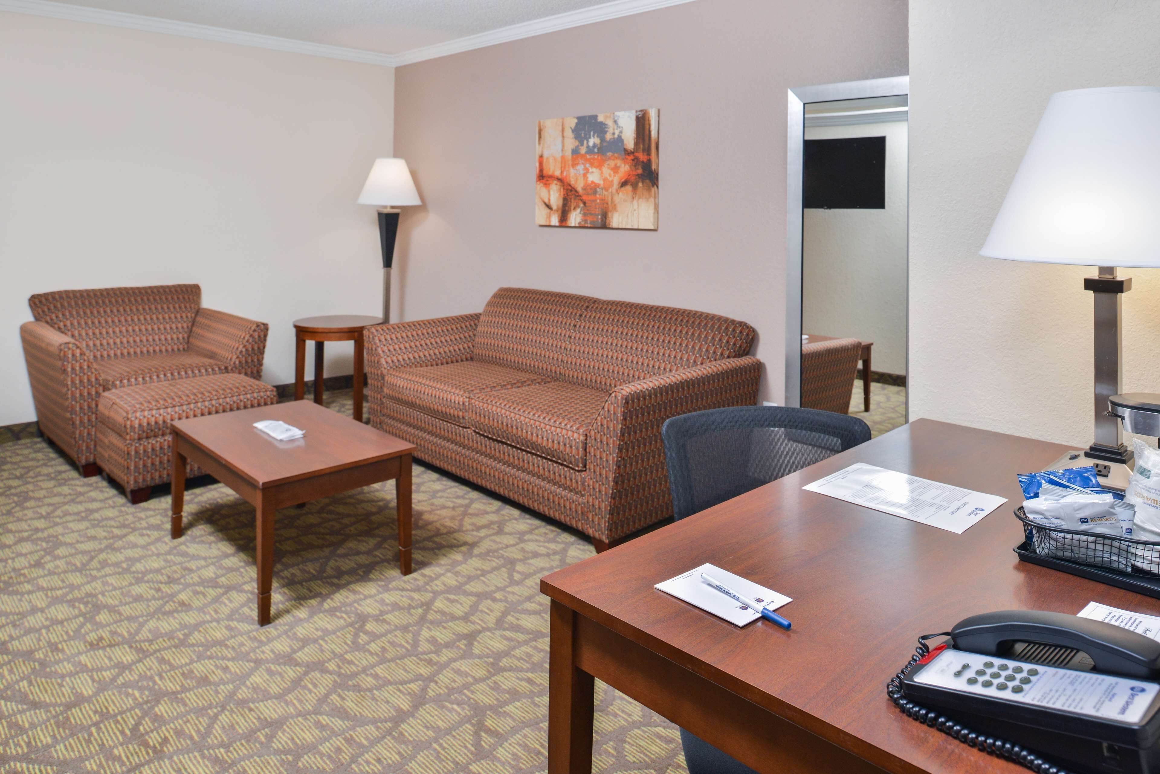 suite, 2 queen beds, non smoking, refrigerator (with sofabed) | in-room safe, desk, laptop workspace, iron/ironing board