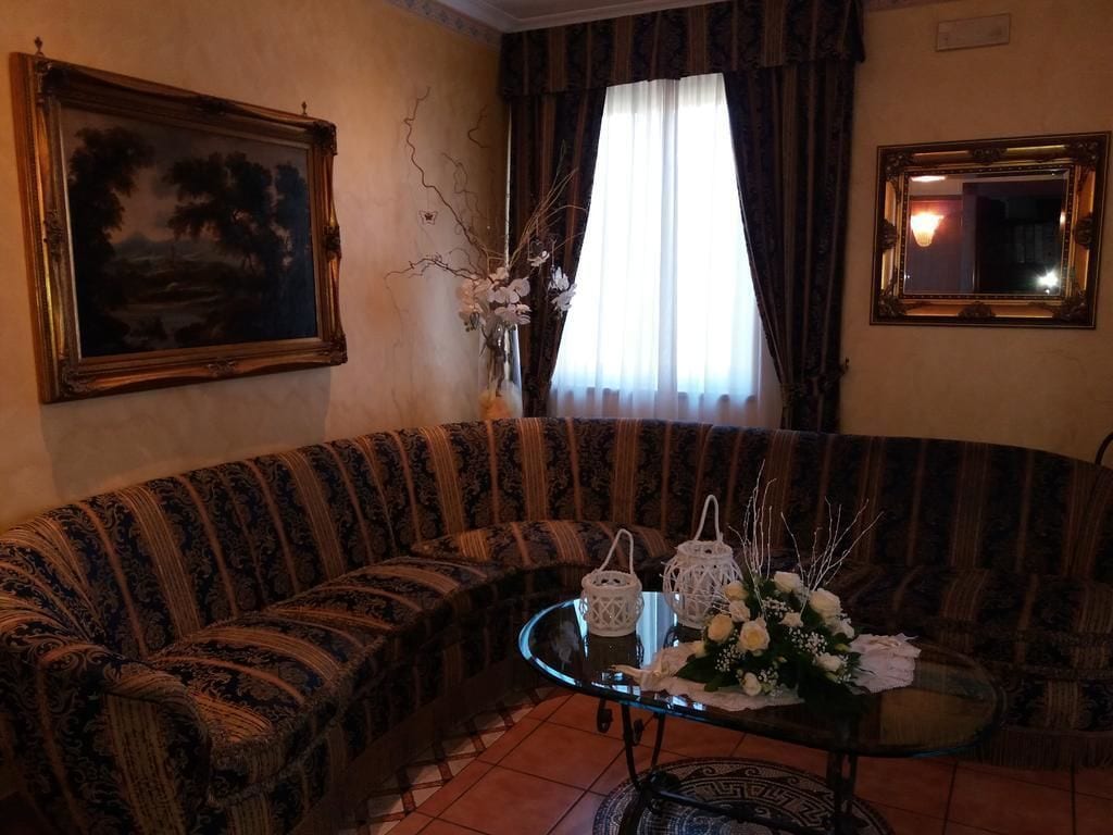 Lobby sitting area