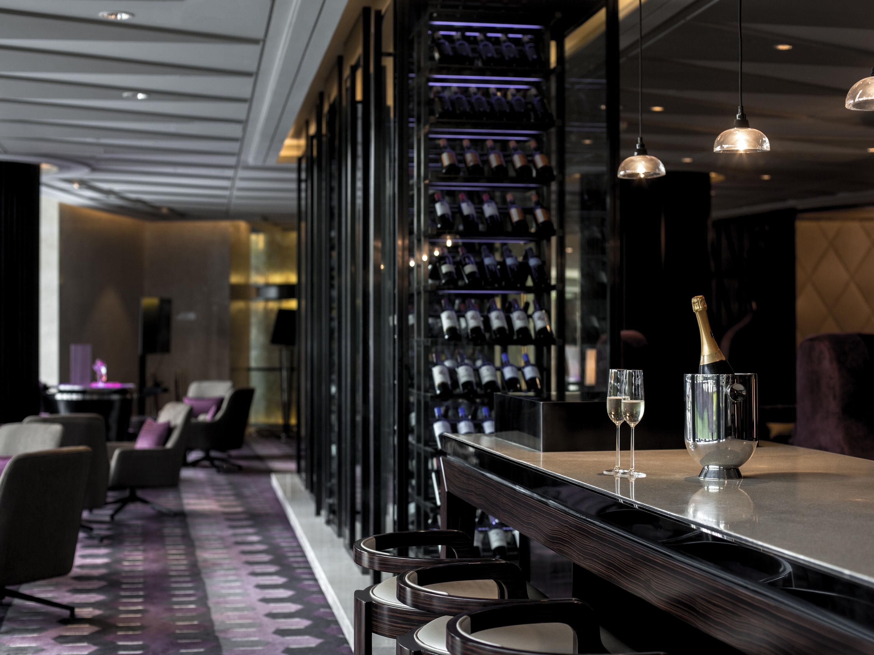 Wine bar, garden views, open daily