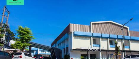 Overnatningsstedets indgangsparti