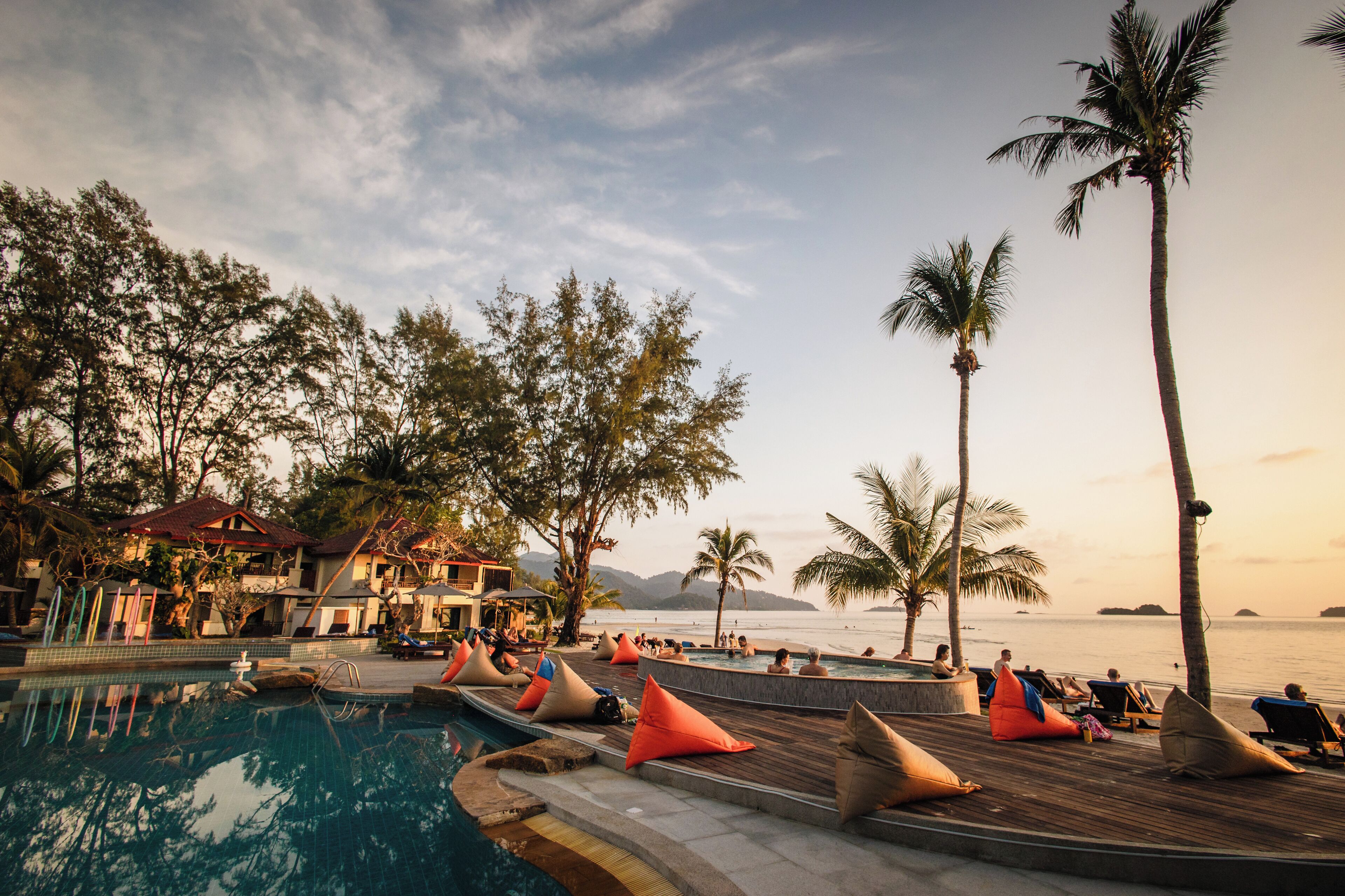 Outdoor pool, open 8 AM to 8 PM, sun loungers