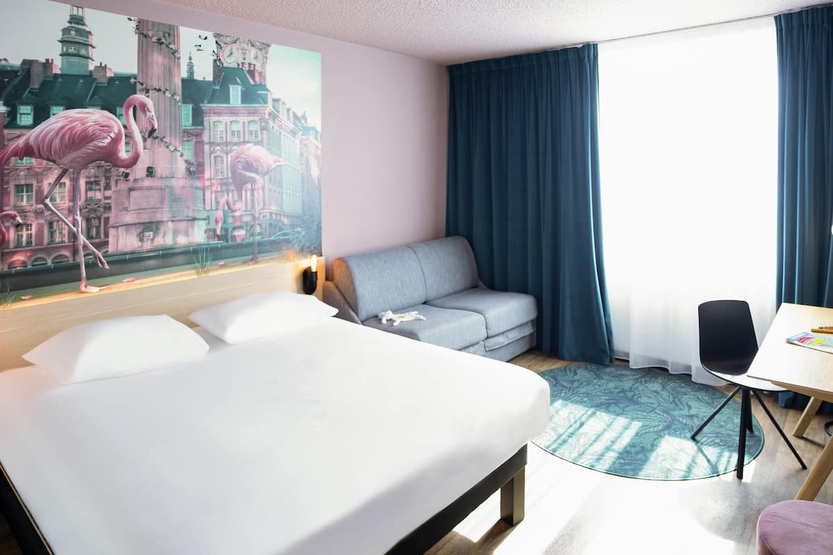 Standardzimmer, 1 Doppelbett und Schlafsofa