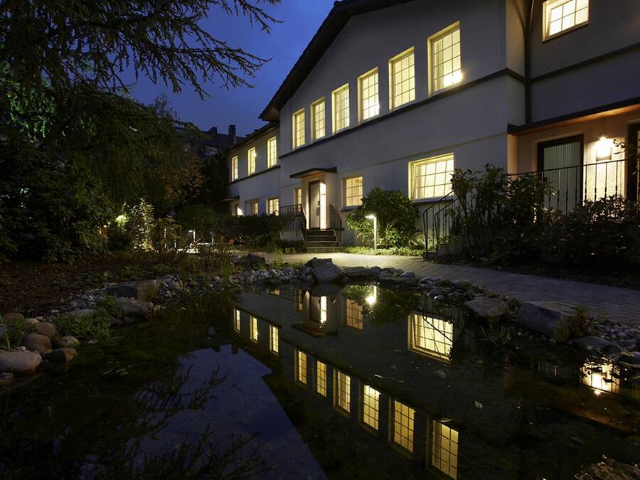 Front of property – evening/night