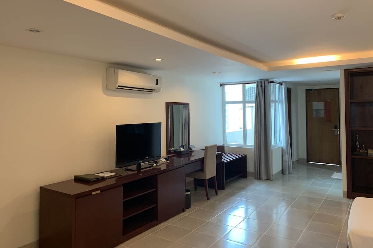 Suite junior | Minibar, caja de seguridad en la habitación y escritorio 