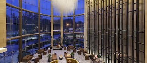 Sala de estar en el lobby