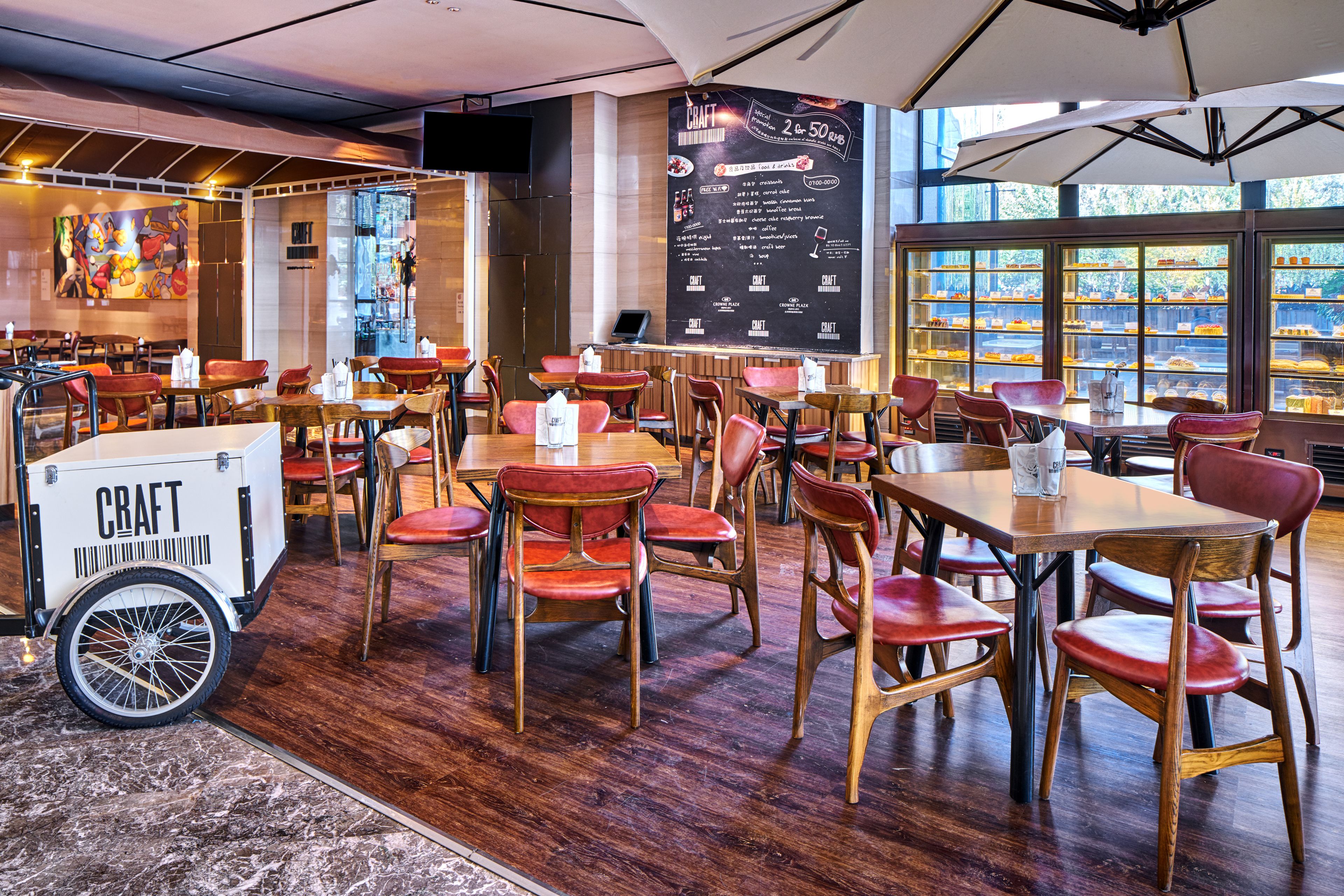 Café da manhã com buffet todos os dias (CNY 180.00 por pessoa) 