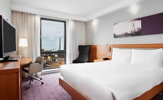 In-room safe, laptop workspace, blackout drapes, soundproofing