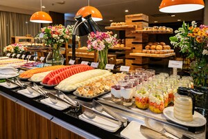 Daily buffet breakfast for a fee