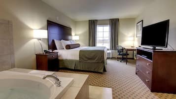 Suite | Premium bedding, in-room safe, desk, laptop workspace