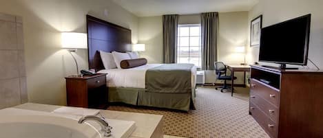 Suite | Premium bedding, in-room safe, desk, laptop workspace