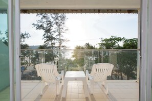 Deluxe-Dreibettzimmer | Balkon