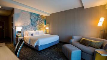 Coffres-forts dans les chambres, bureau, rideaux occultants