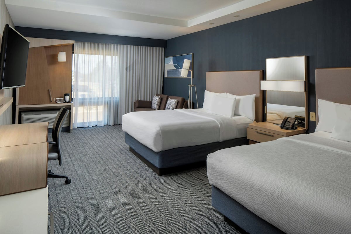 In-room safe, desk, blackout curtains, iron/ironing board