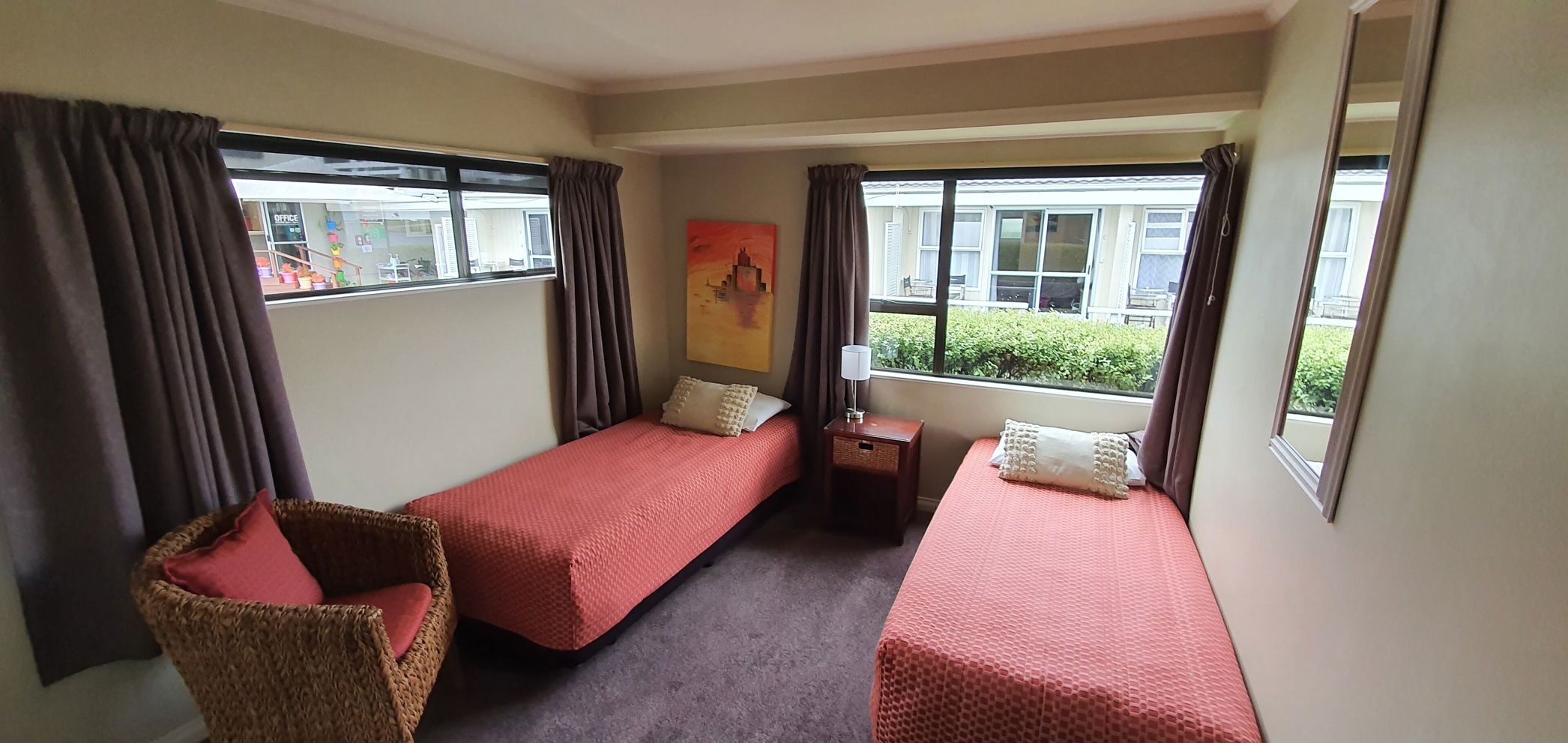 Iron/ironing board, cribs/infant beds, rollaway beds, free WiFi