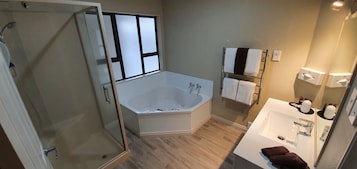 Ducha, secador de pelo, toallas