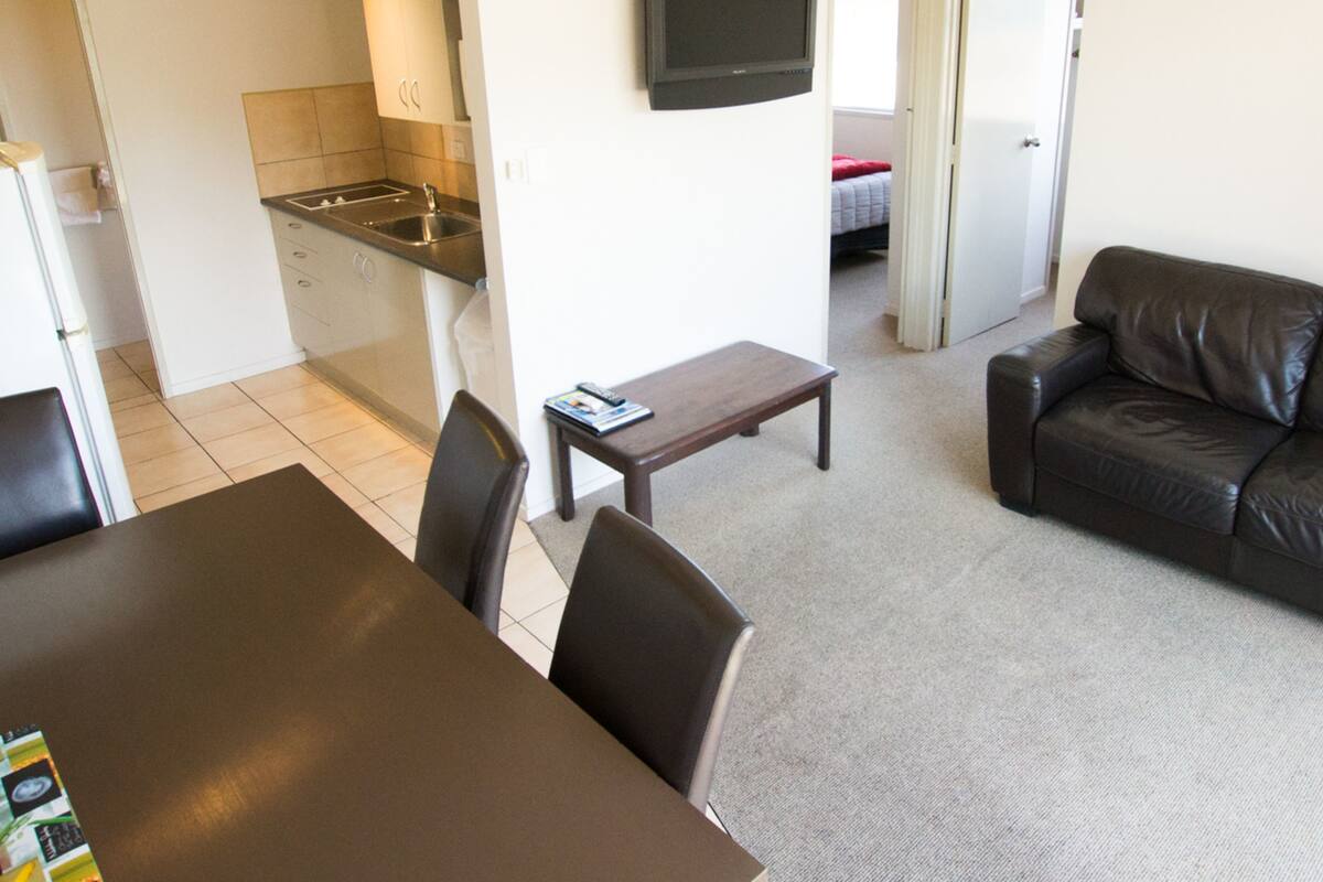 Two Bedroom Lake View Suite | Soundproofing, iron/ironing board, free WiFi, bed sheets