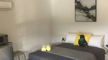 Studio | Premium bedding, pillow-top beds, iron/ironing board, free WiFi