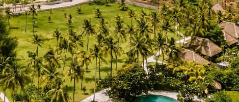 Blick von der Unterkunft