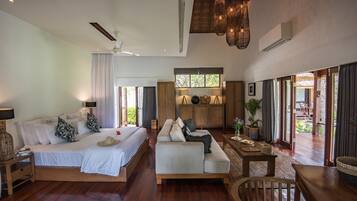 Oceanside Garden View Villa | Premium bedding, minibar, in-room safe, individually decorated