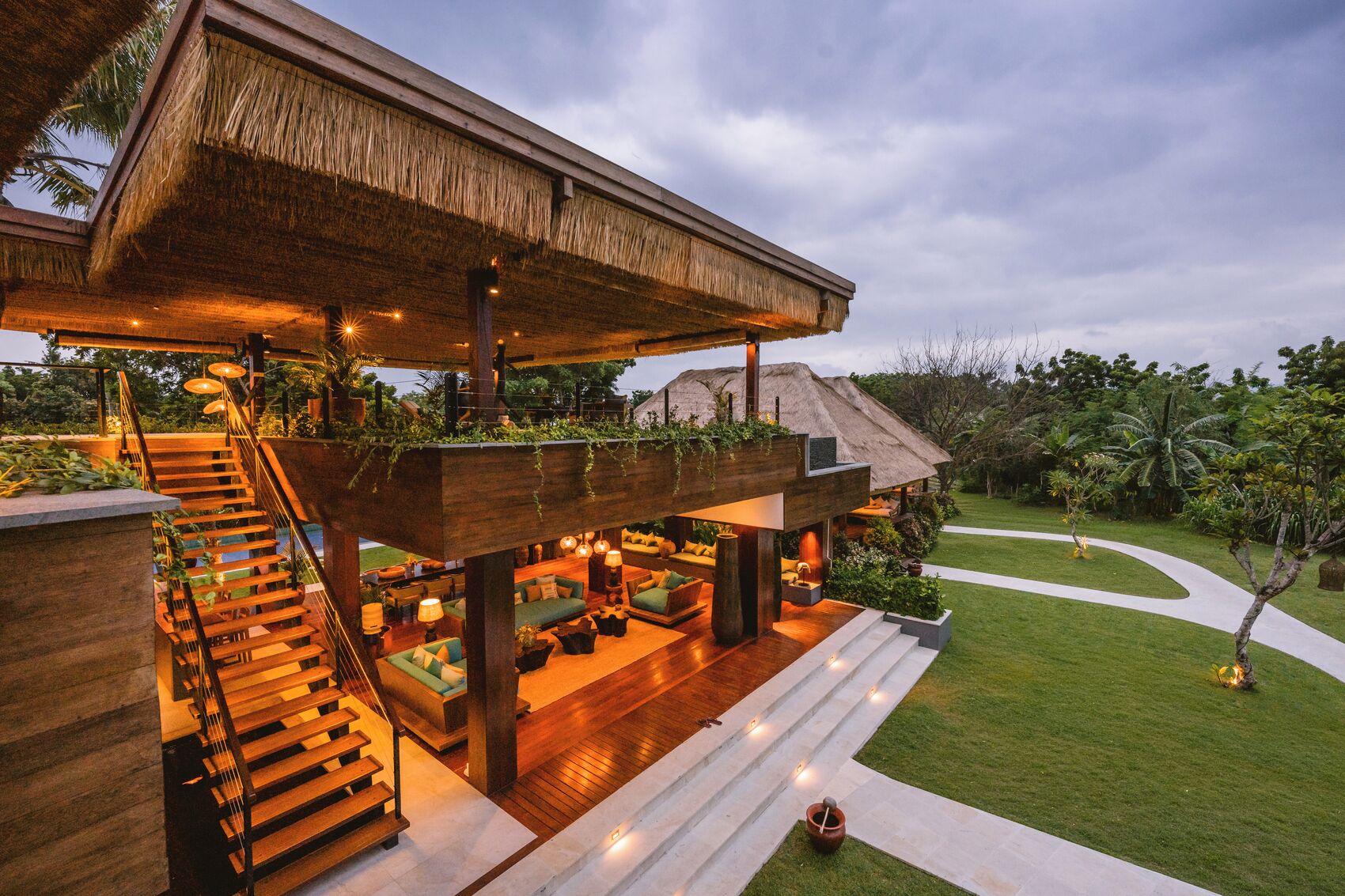 Biệt thự Deluxe, 2 phòng ngủ, hồ bơi riêng | Quang cảnh ban công