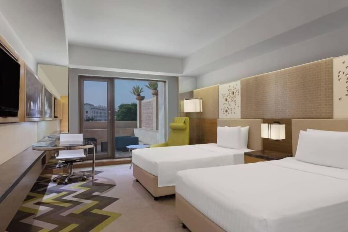 Minibar, in-room safe, desk, blackout curtains