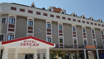 Front of property – evening/night