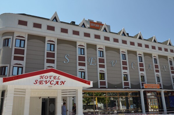Front of property – evening/night