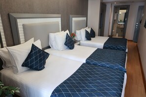 Literie de qualité supérieure, couette en duvet d'oie, minibar