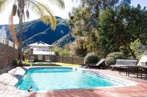 2 outdoor pools, pool umbrellas, sun loungers