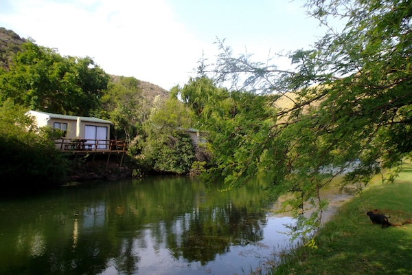 Uitzicht vanuit accommodatie