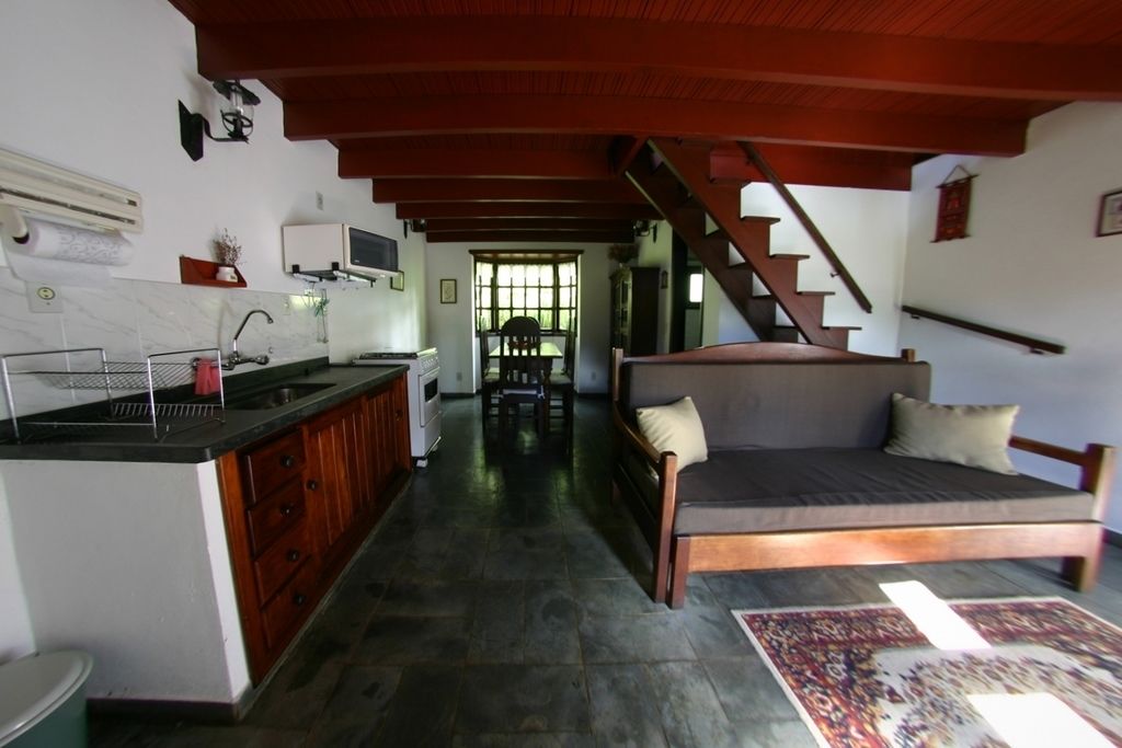 quadruple room (chalet) | living room | lcd tv, fireplace, dvd player