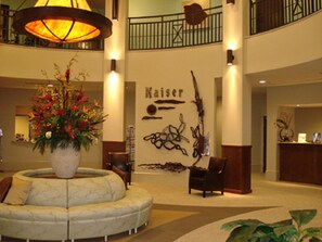 Sala de estar en el lobby