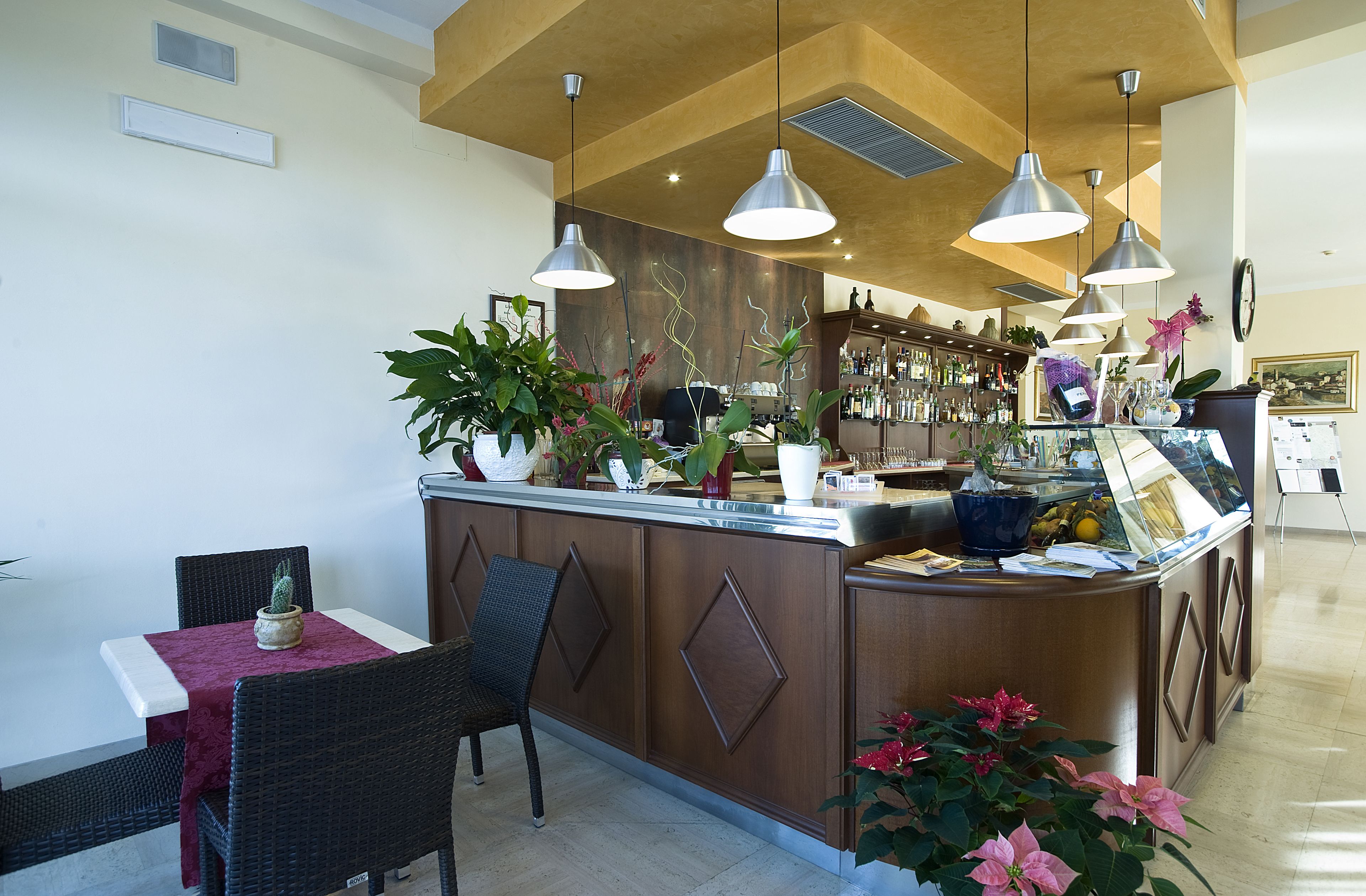 serves lunch and dinner