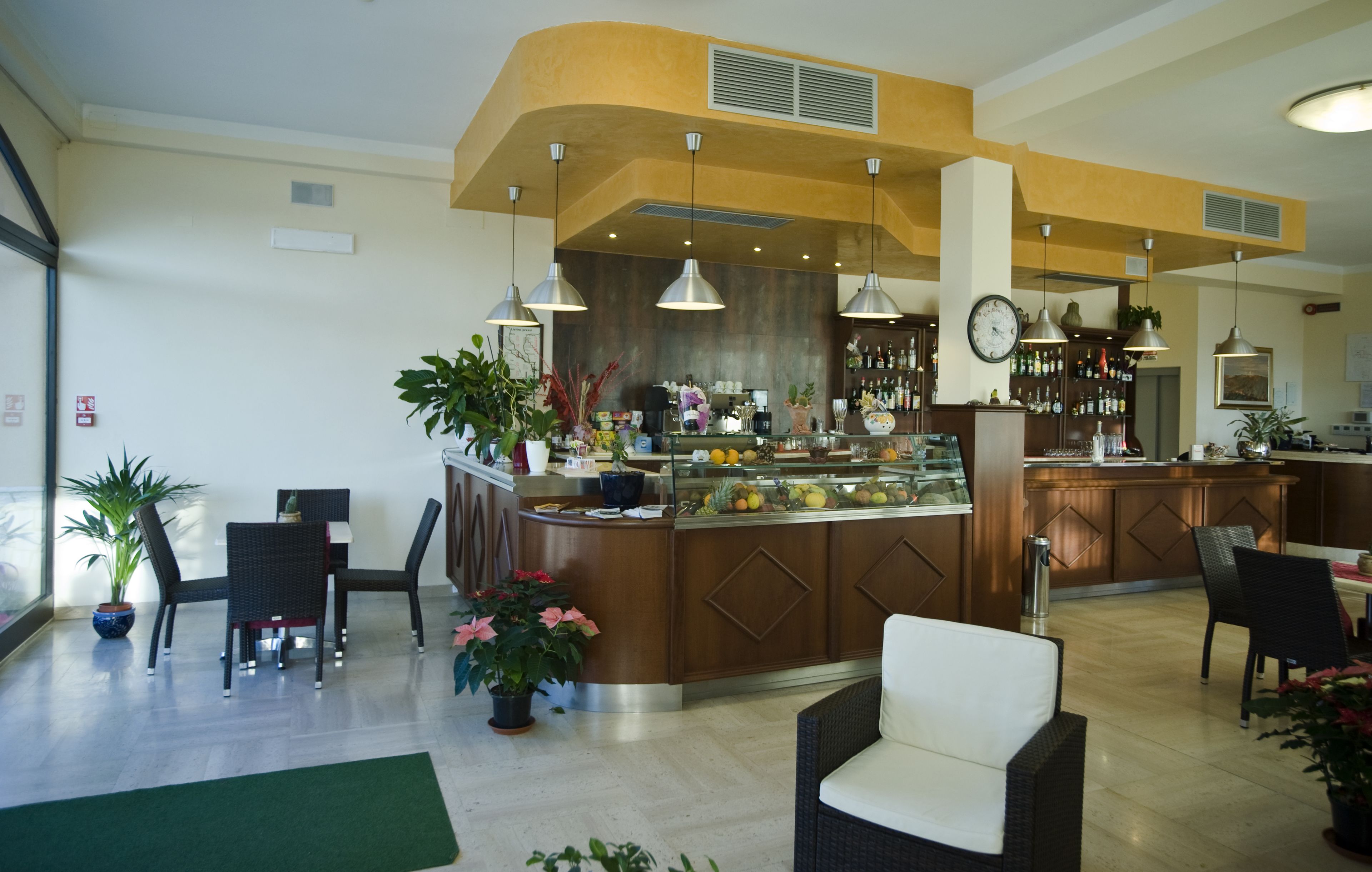 serves lunch and dinner