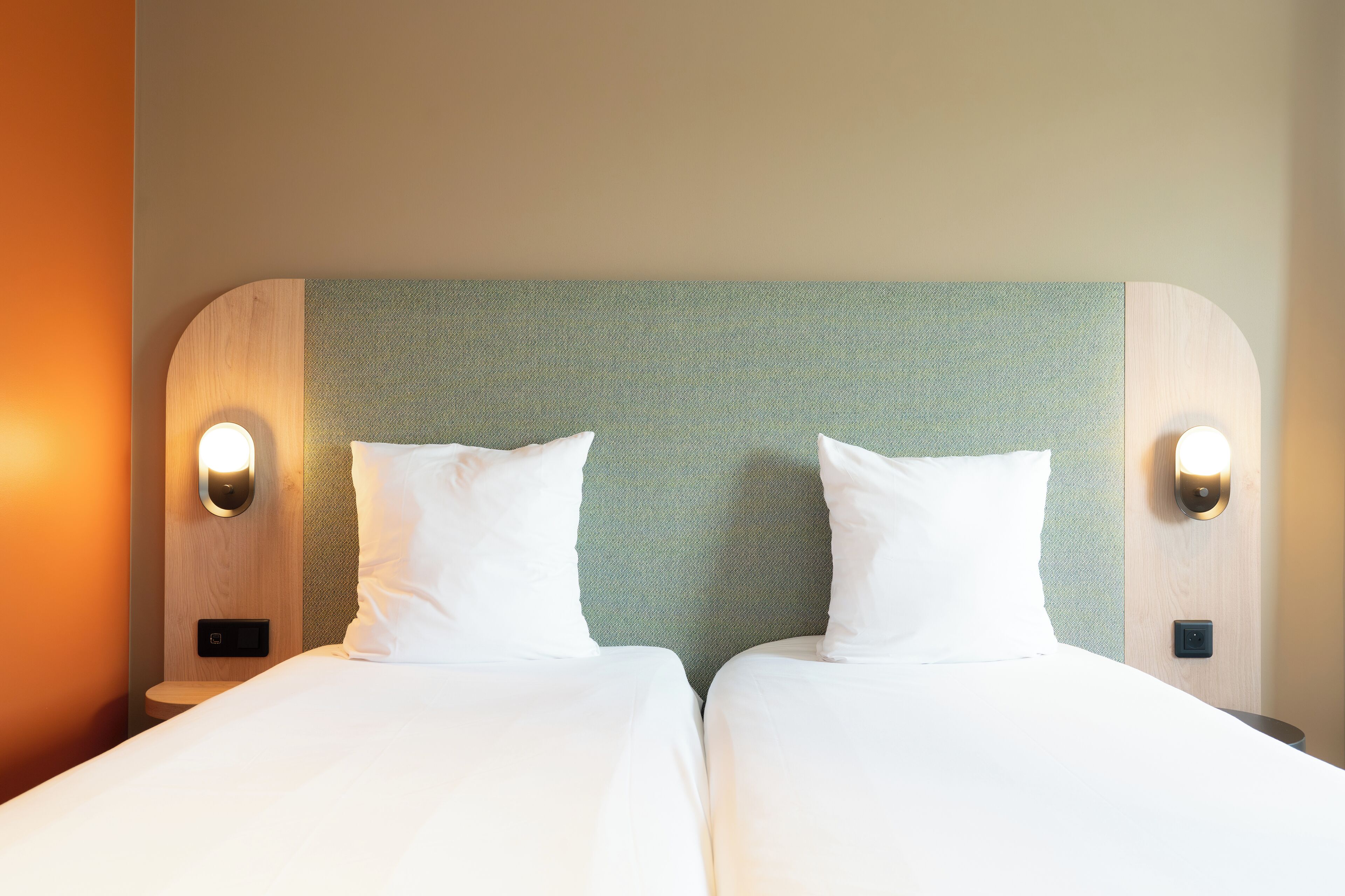 twin room | premium bedding, individually furnished, desk, blackout curtains