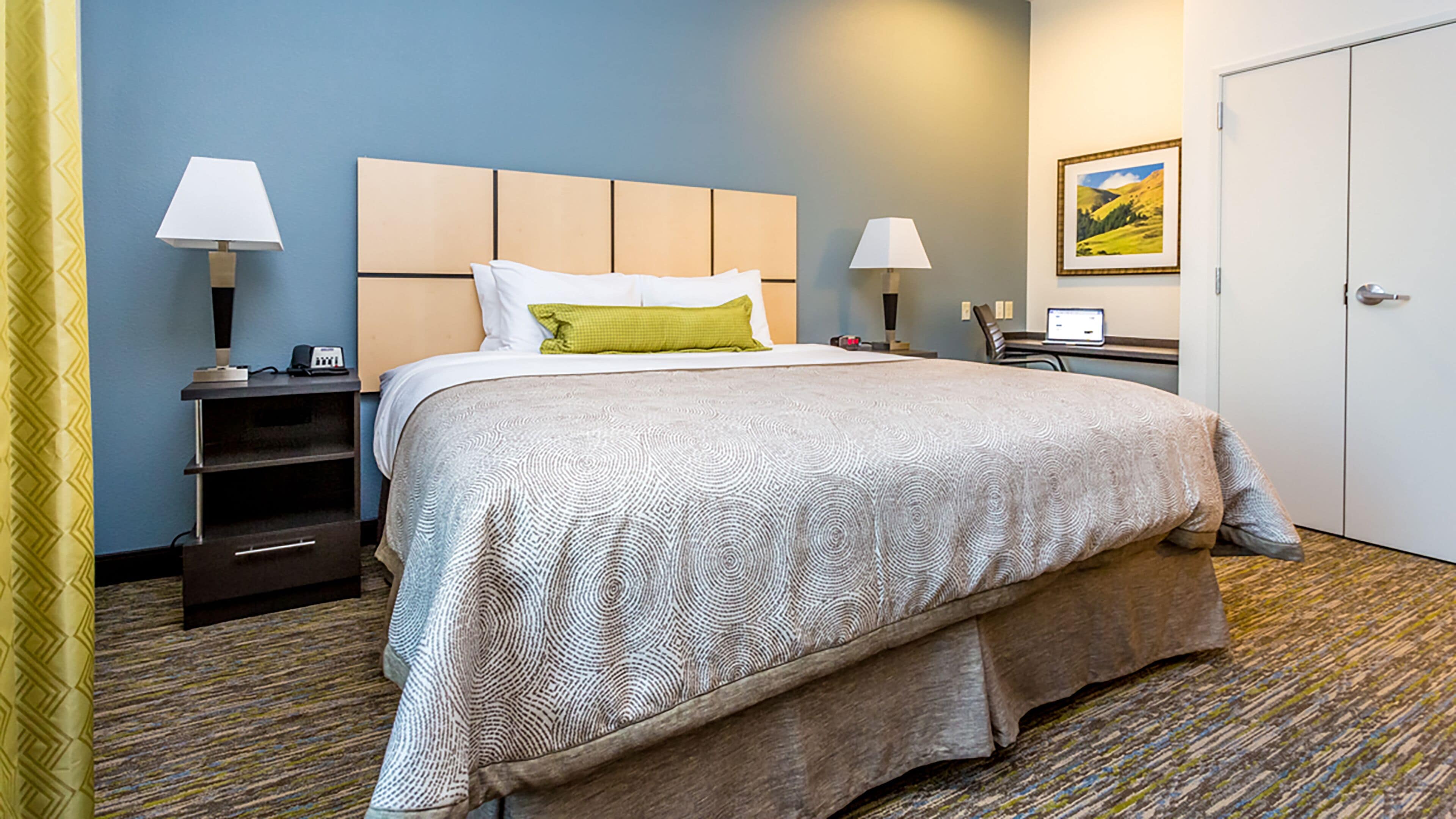 premium bedding, in-room safe, desk, iron/ironing board