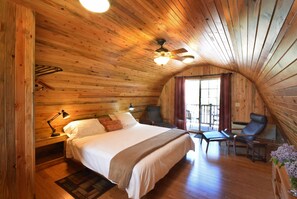 Cabaña Deluxe, 1 habitación (Swan Mountain) | Ropa de cama de alta calidad y decoración personalizada