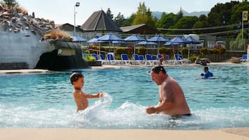 2 outdoor pools, open 8:00 AM to 9:00 PM, pool umbrellas, sun loungers